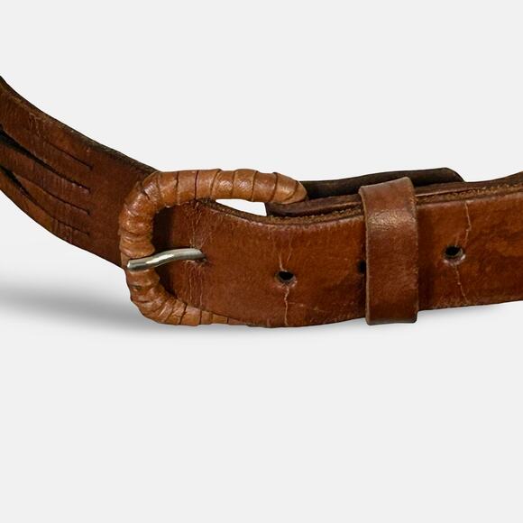 VTG 70s Handcrafted Moroccan Leather Belt
